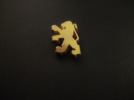 Peugeot goudkleurig logo ( grof)